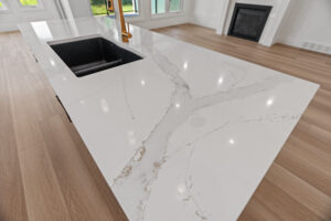 amily kitchen with durable countertops and custom cabinetry
