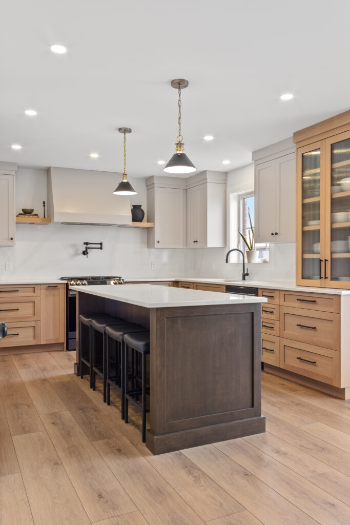 Custom kitchen cabinetry designed for functional storage